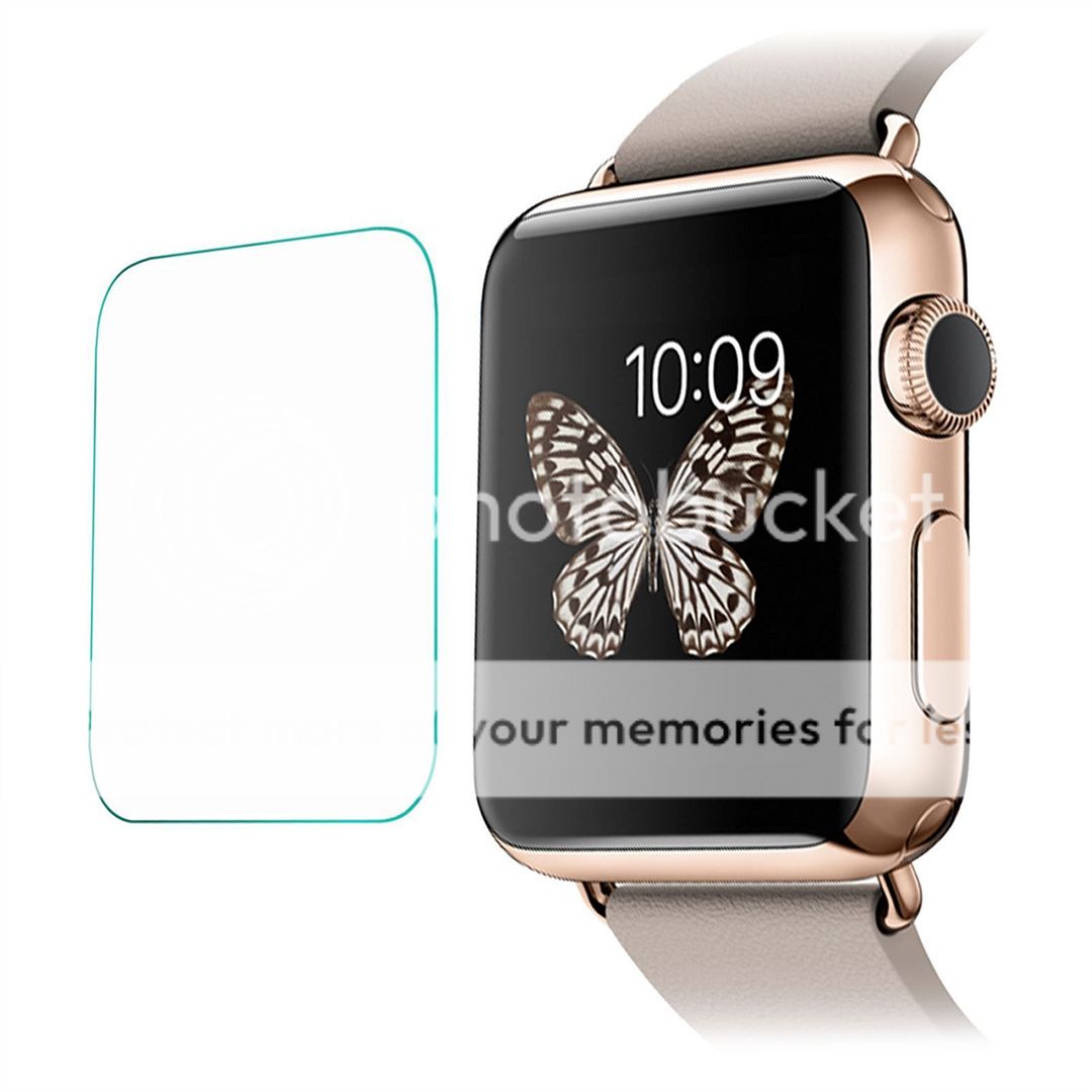 Ultra Clear Screen Protector Front Cover Film for Apple Watch 38mm